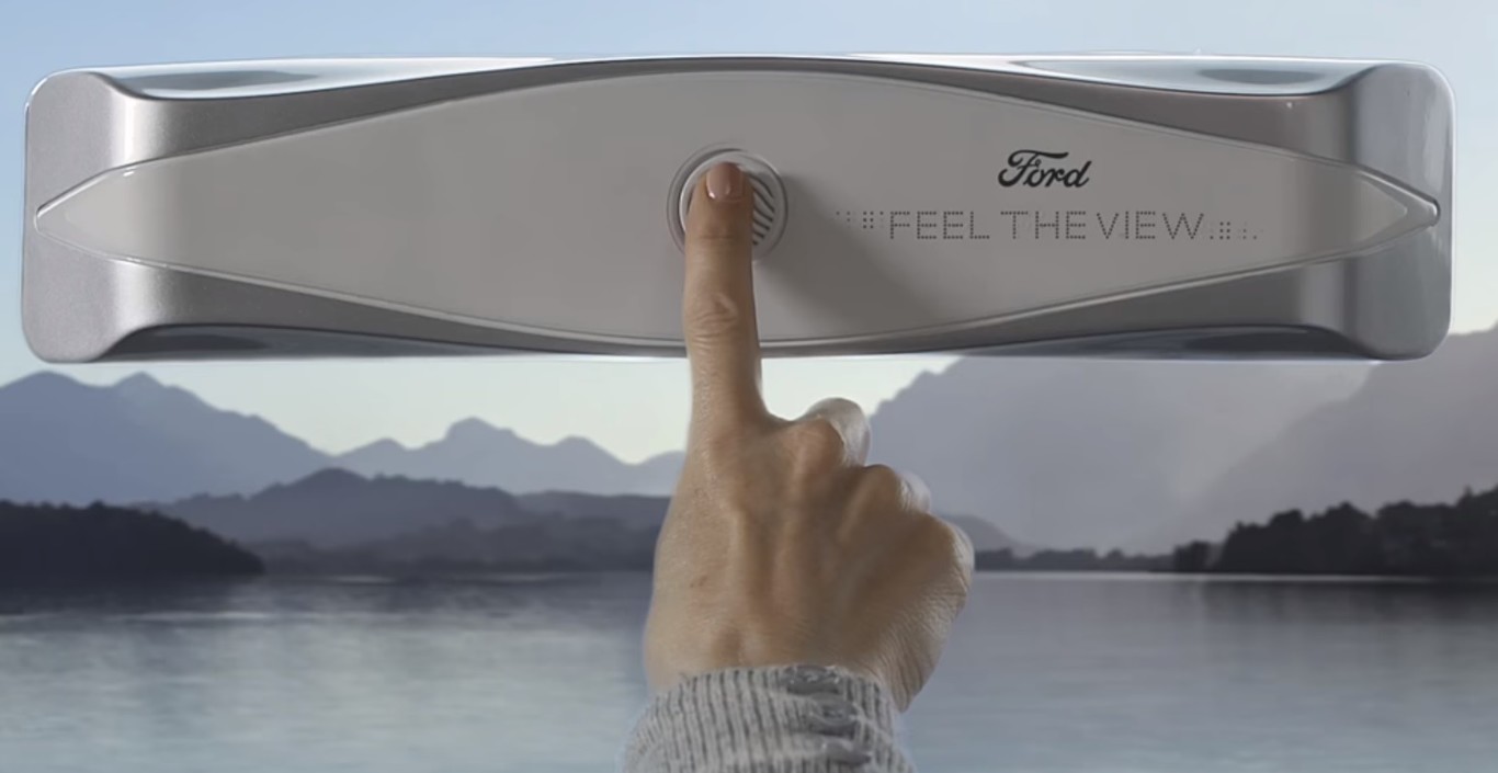 Imagen de Ford crea una ventanilla para las personas ciegas